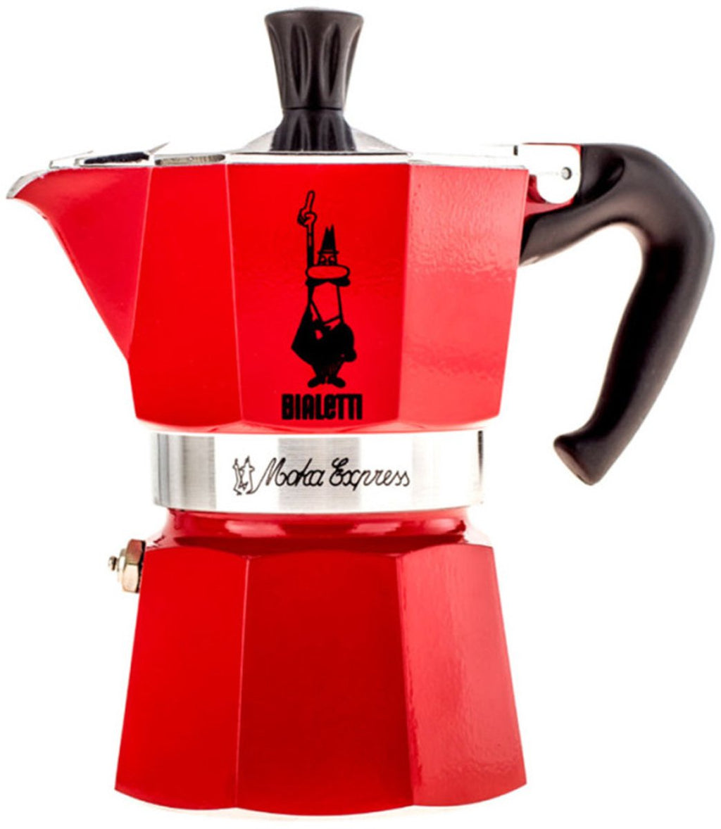 Bialetti Moka Express 3 Kops Rood – Espressopot – Aluminium