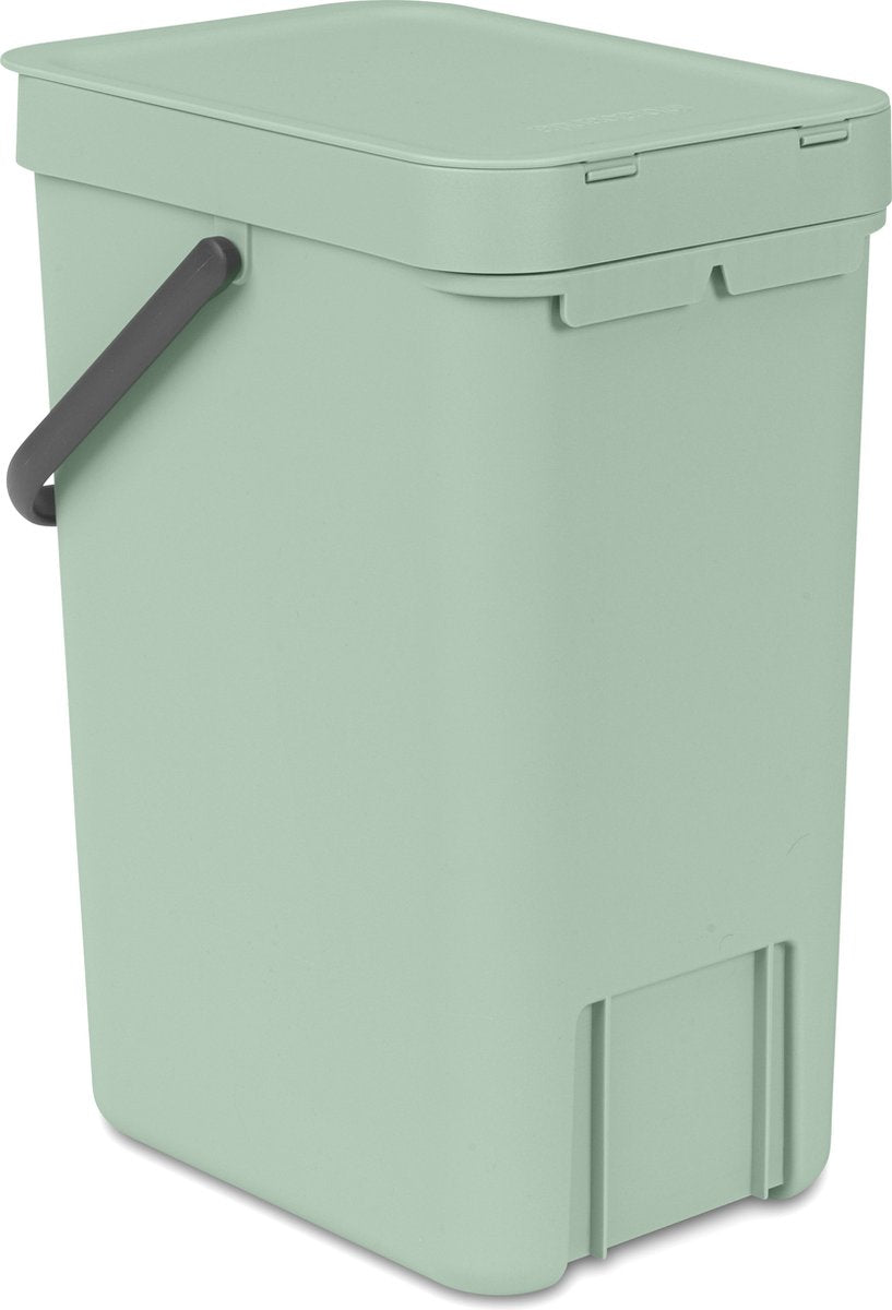 Brabantia Sort & Go Waste Bin - 12 litre - Jade Green