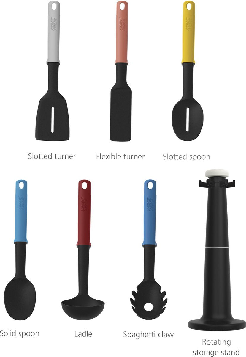 Joseph Joseph - Elevate Carousel with 6 Kitchen Tools - Plastic - Multicolor
