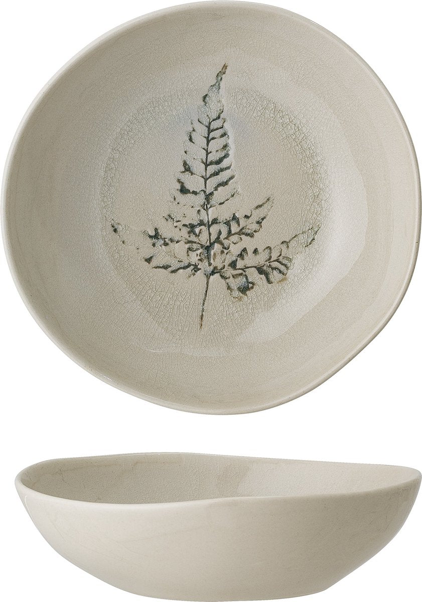 Bloomingville Bea soepbord - naturel - Ø21xH6 cm