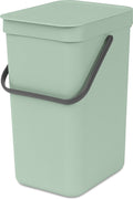 Brabantia Sort & Go Prullenbak - 12 liter - Jade Green