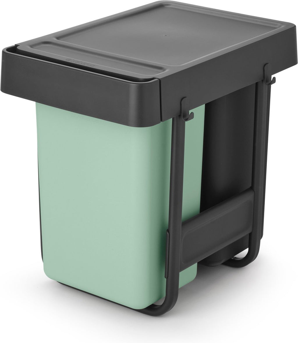 Brabantia Sort & Go Inbouw Prullenbak - 2 x 15 liter