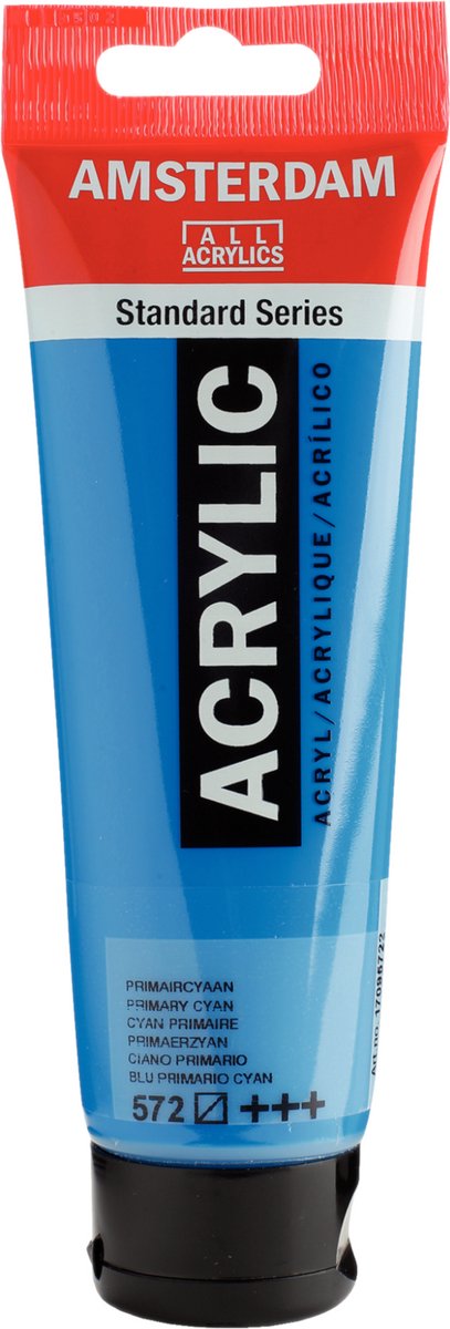 Amsterdam Standard Series Acrylverf Tube 120 ml Primaircyaan