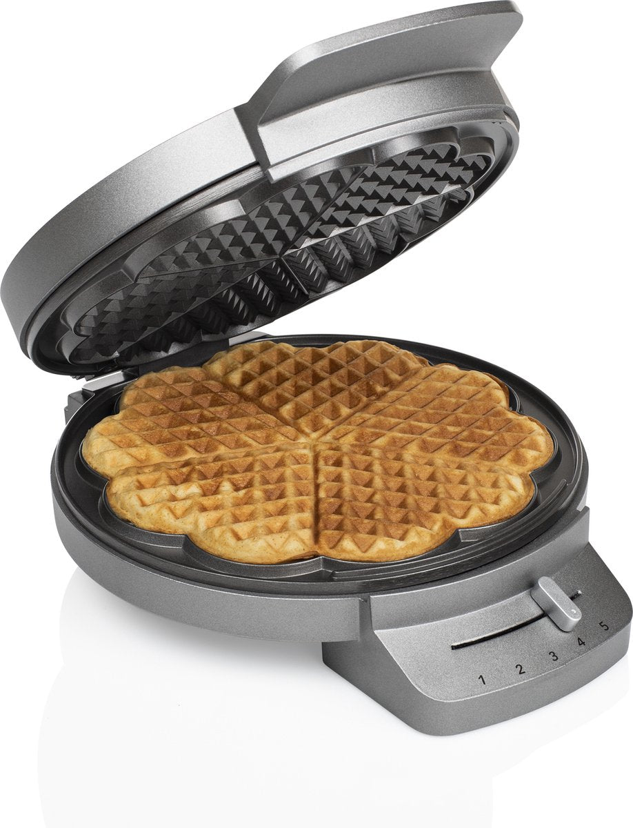 Princess 132380 Wafelijzer – 5 hartvormige wafels - 1200W