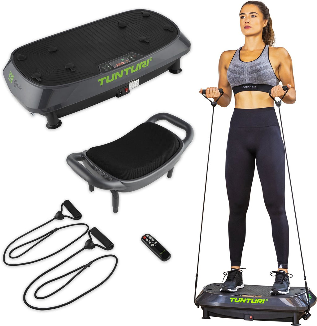 Tunturi Cardio Fit V20 Trilplaat - Incl. Fitnesstoel