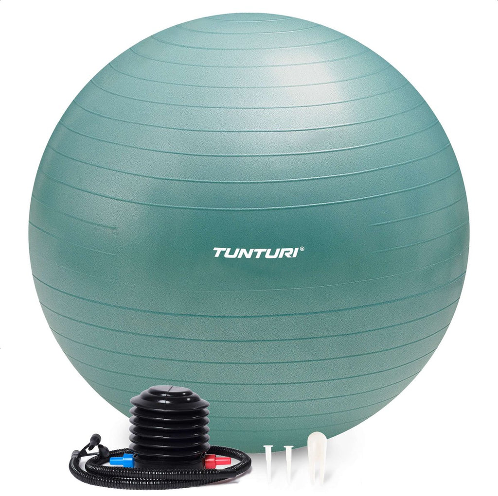 Tunturi Anti Burst Fitness bal met Pomp - Yoga bal 90 cm