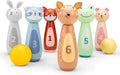 Woet® Houten Dieren Bowling Set voor Kinderen