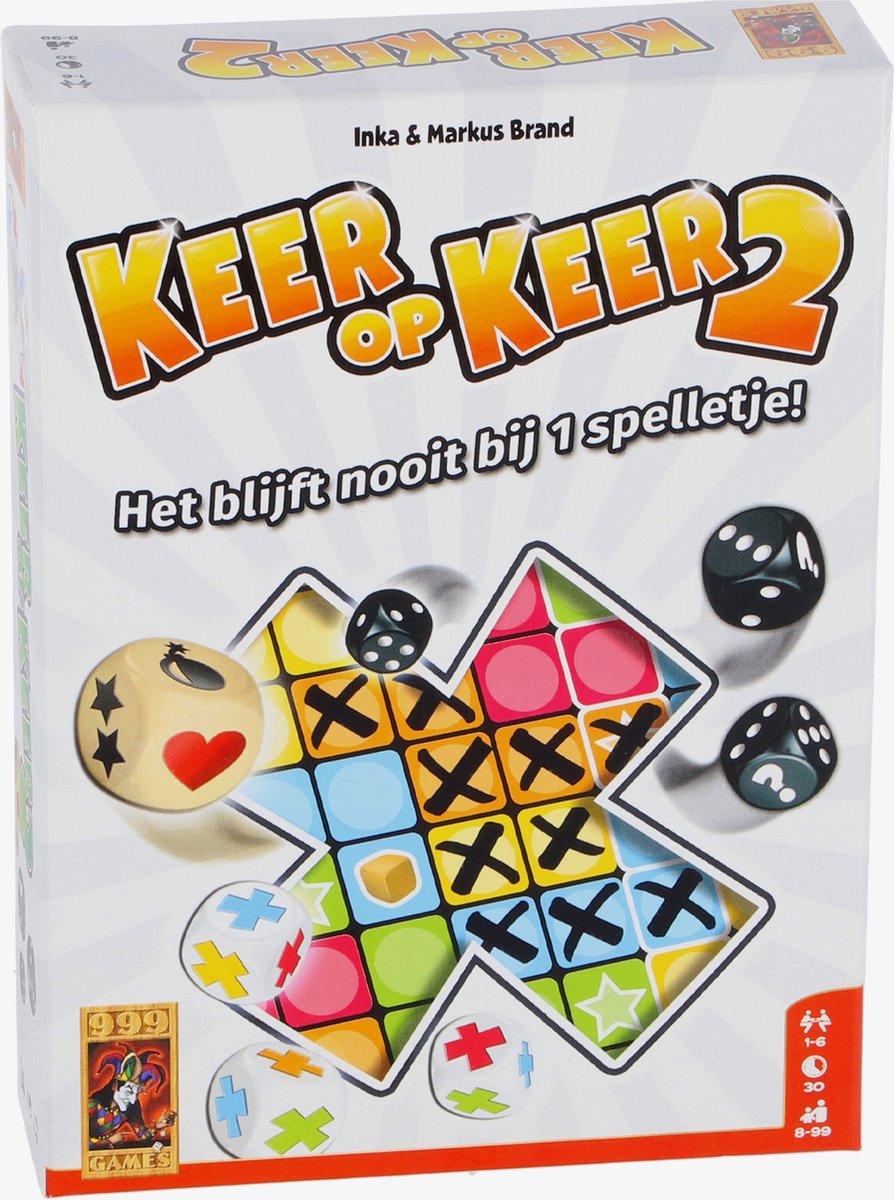 999 Games - Second Chance - Dice Game - With new dice and possibilities - Board game - Family game - Small gift