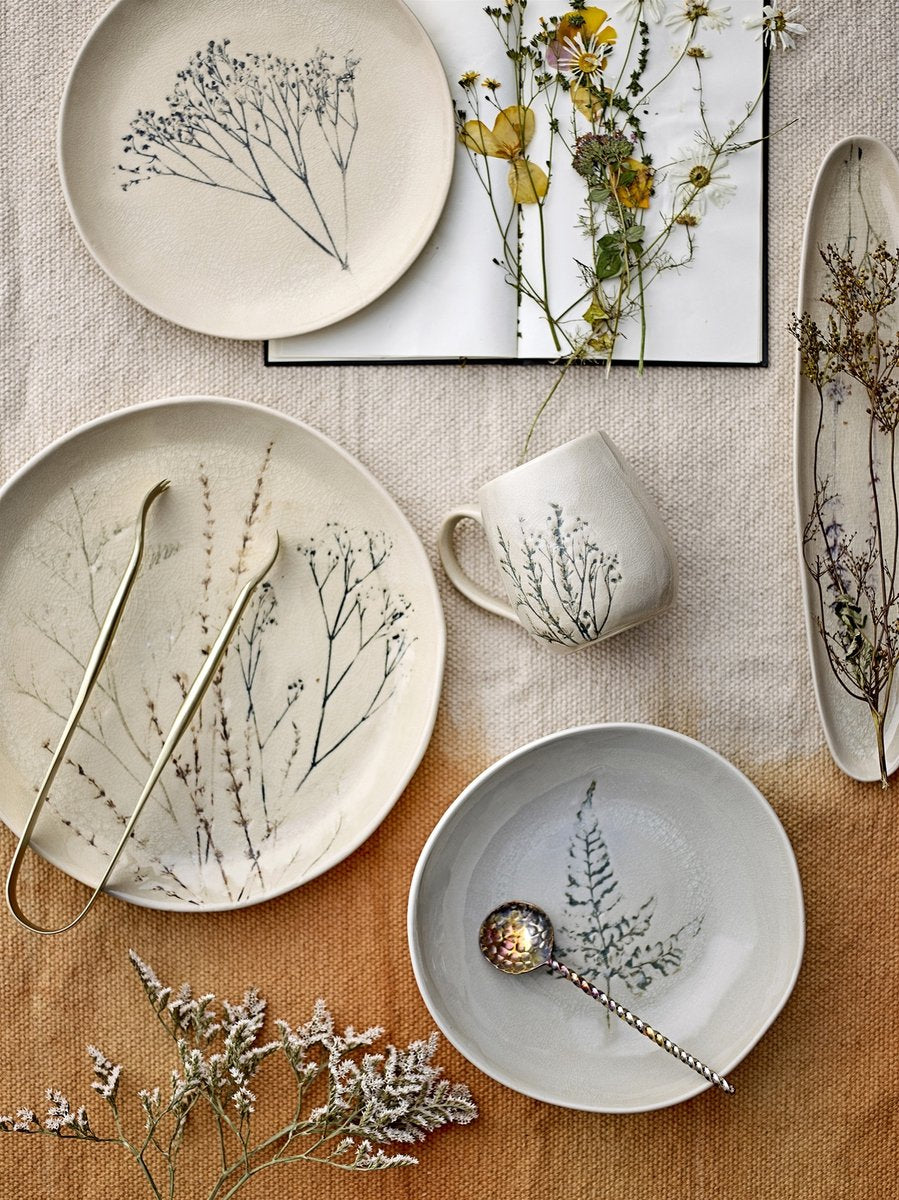 Bloomingville Bea soup plate - natural - Ø21xH6 cm