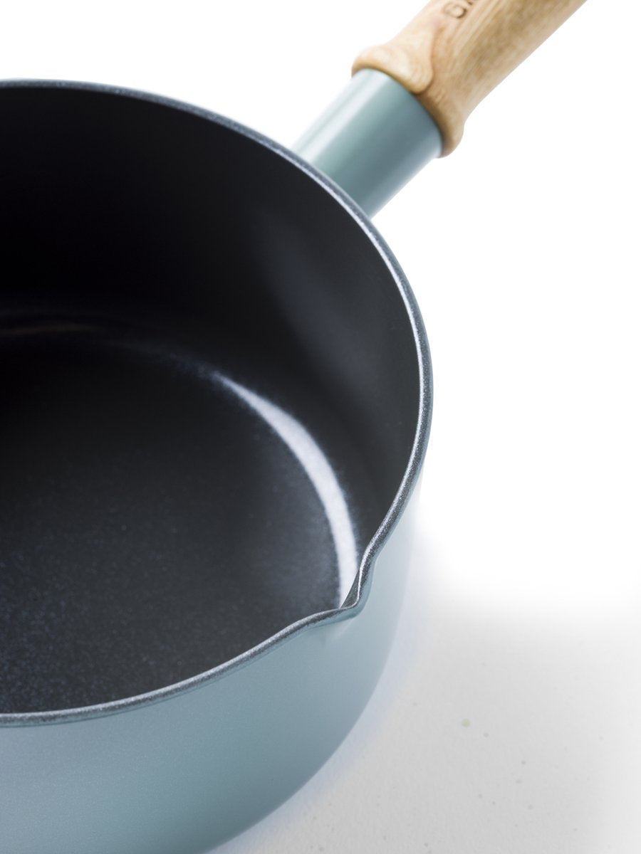 GreenPan Mayflower Koekenpannenset 13-delig - 13/18/20/24/28cm - 1.6/2.6L - PFAS-vrije antikleeflaag - Pannenset inductie - Keramische pan - Niet ovenbestendig - Koudgrepen - Blauw