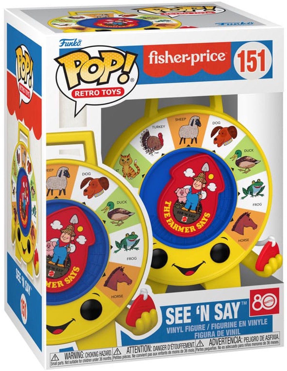 Retro Toys POP! Vinyl Figure See 'N Say 9 cm